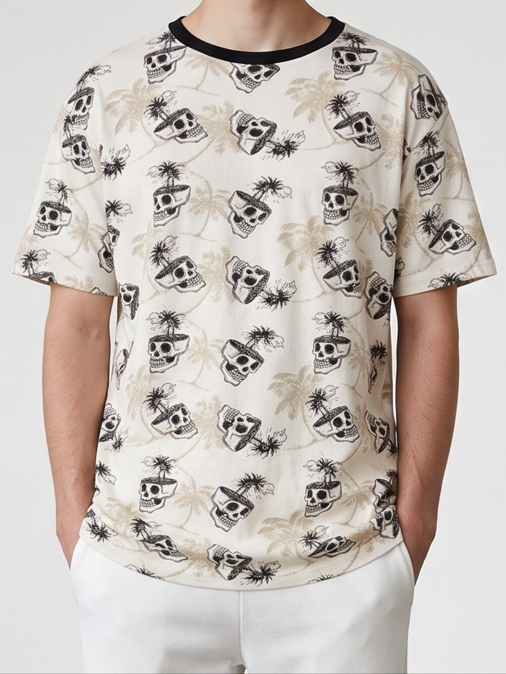 WXYZ Skull Tropical T-Shirt